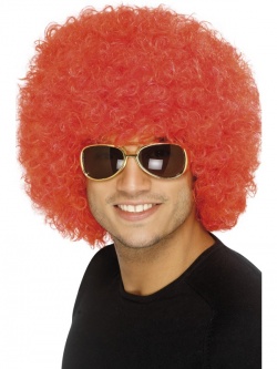 Paruka Afro Economy červená